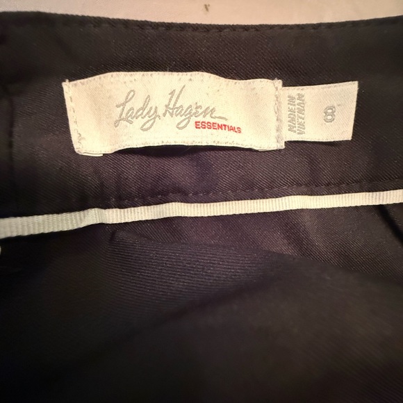 Lady Hagen Black Tailored Bermuda Shorts Size 8/Medium - Picture 5 of 8